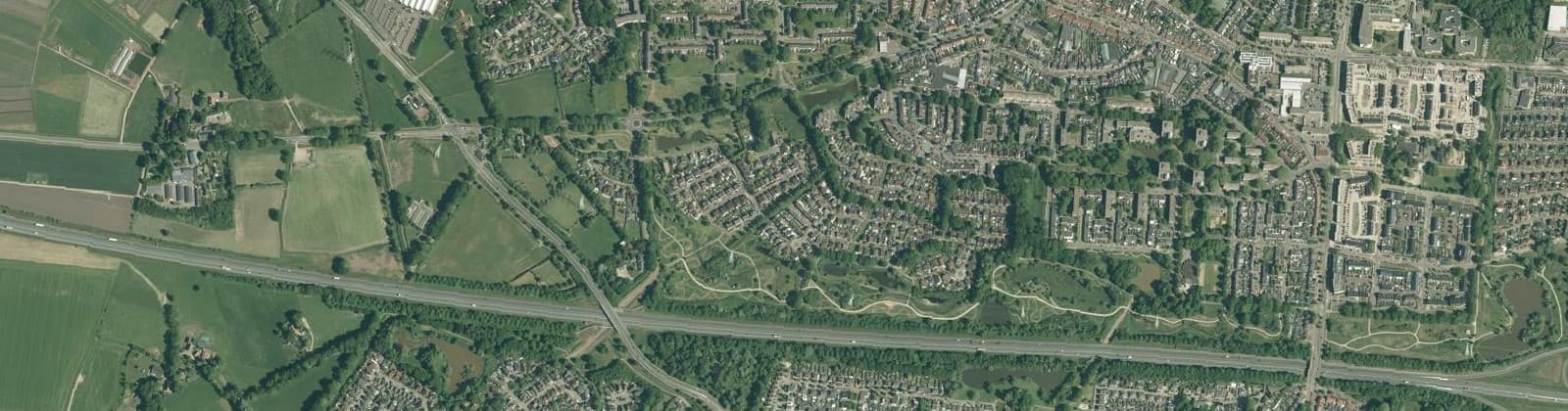 Luchtfoto van Ruwenbos
