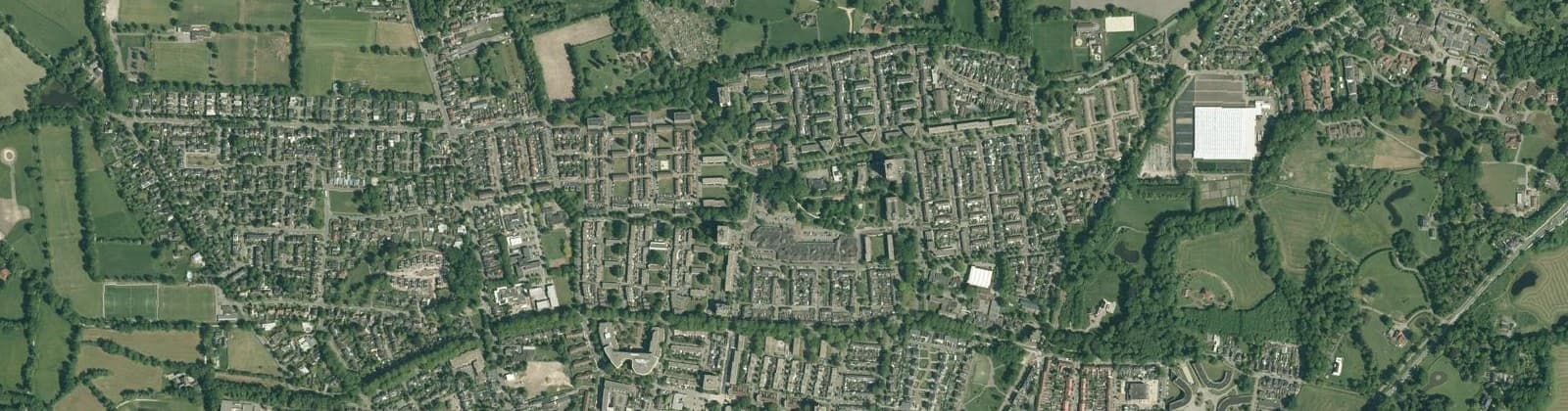 Luchtfoto van Deppenbroek
