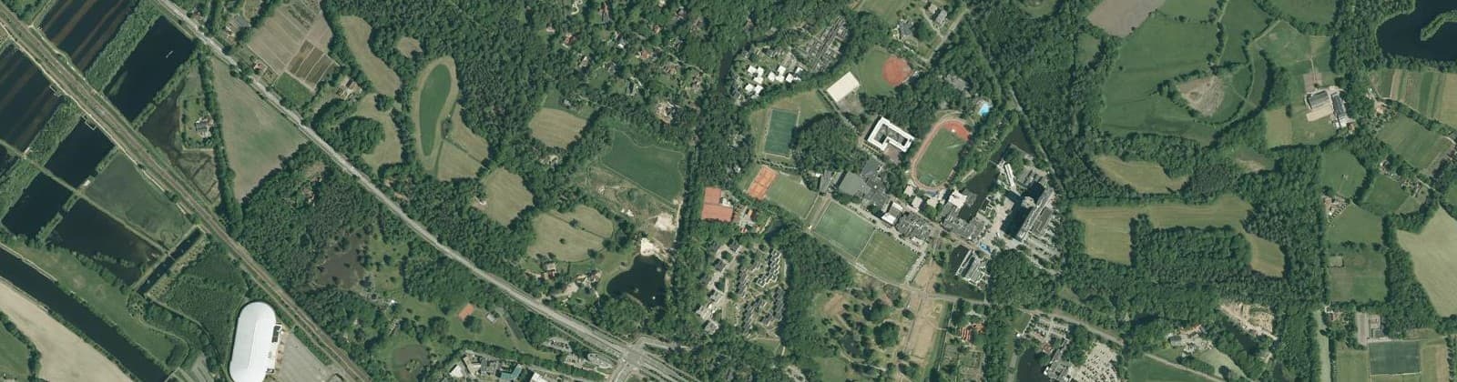 Luchtfoto van Drienerveld-U.T.