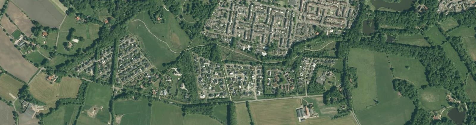 Luchtfoto van het Brunink