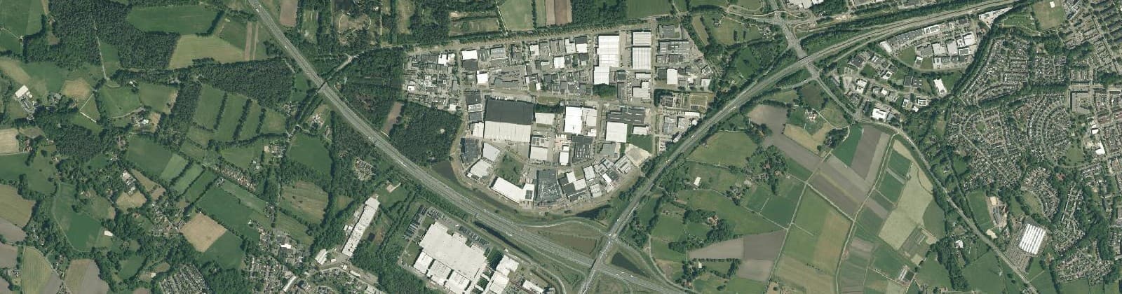 Luchtfoto van Marssteden