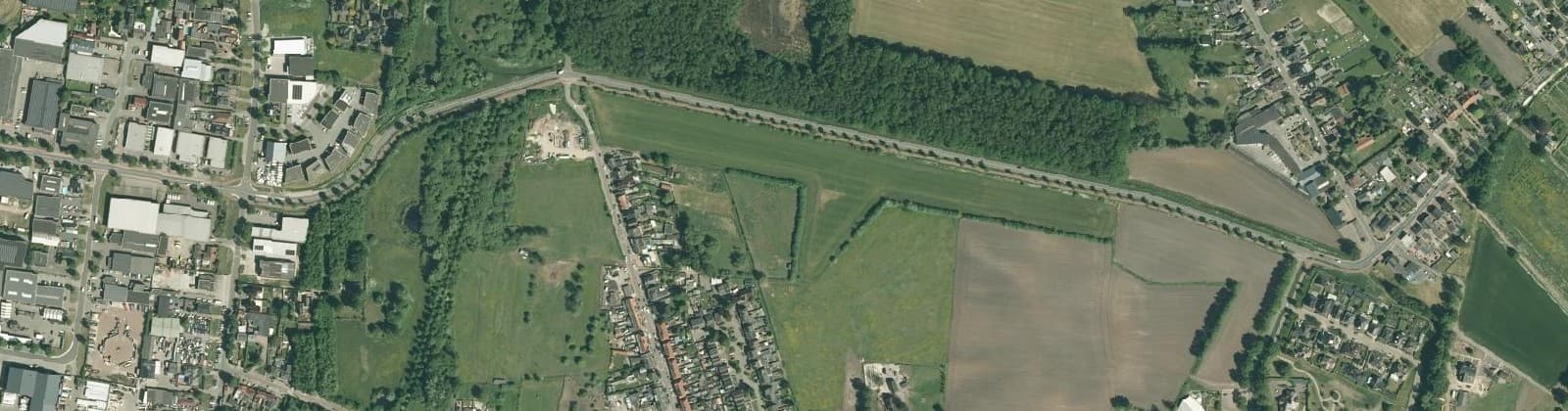 Luchtfoto van Glanerveld