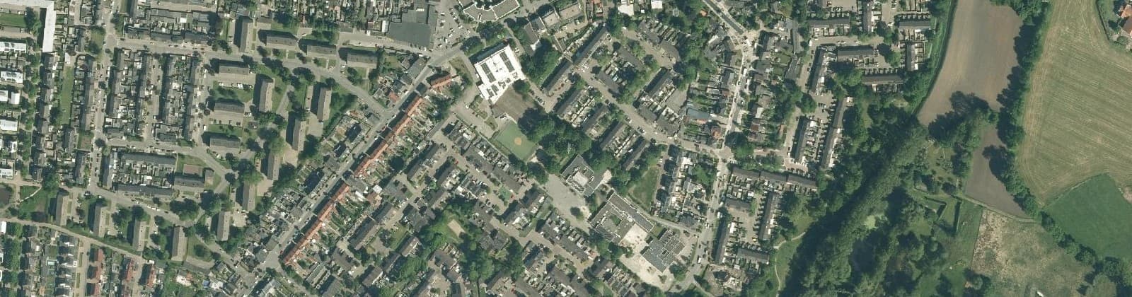 Luchtfoto van Schipholt-Glanermaten