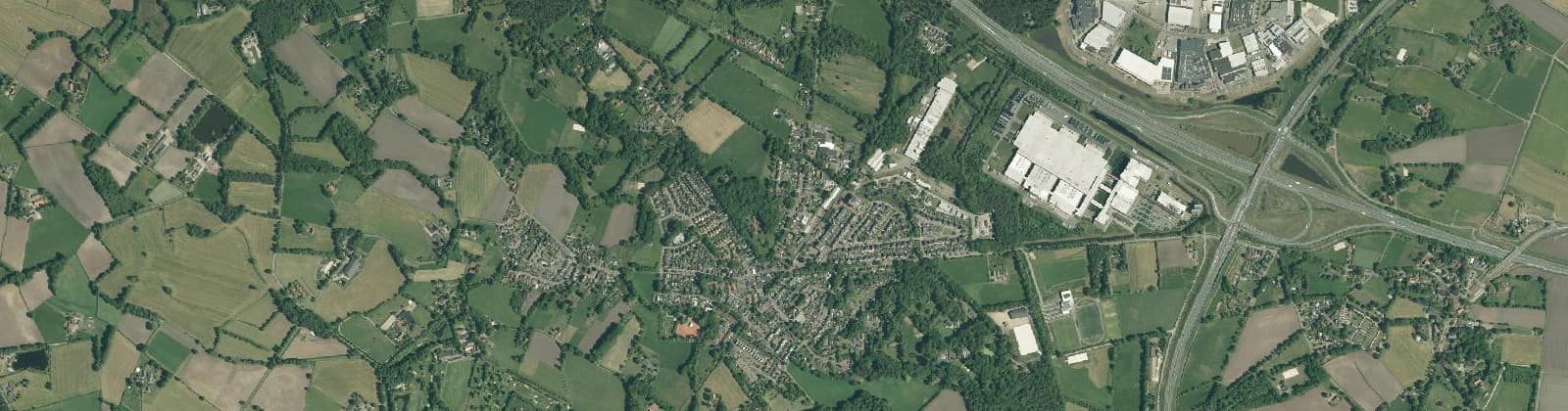 Luchtfoto van Dorp Boekelo