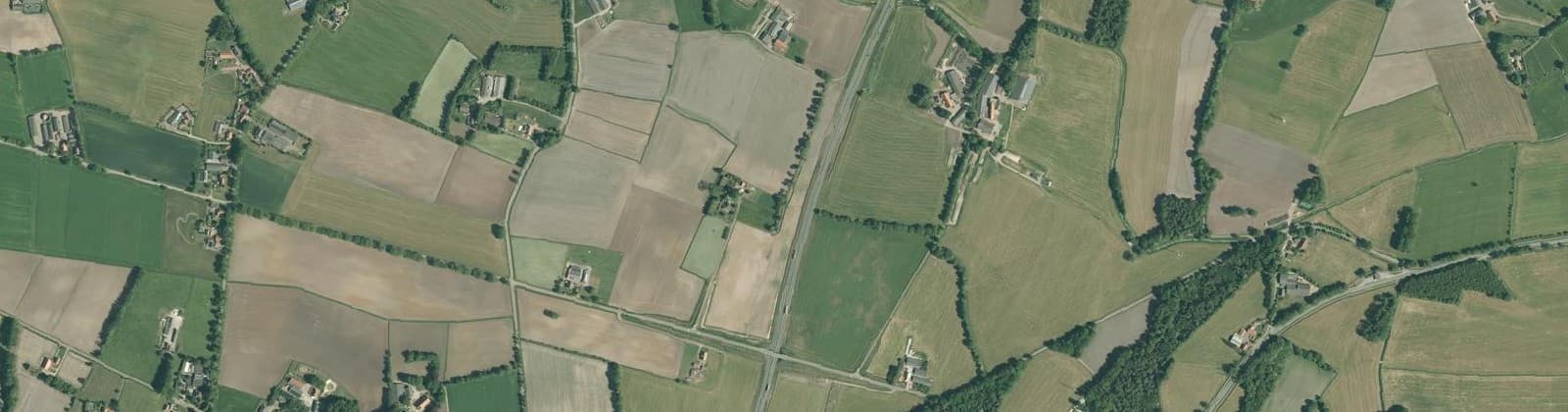 Luchtfoto van Verspreide huizen Brammelo