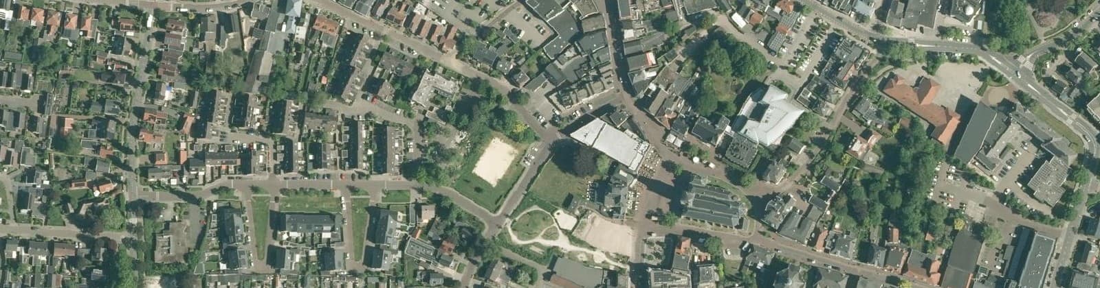 Luchtfoto van Haaksbergen Kern-Centrum