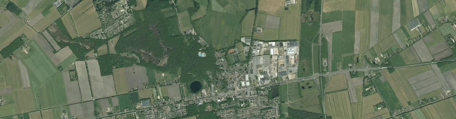 Luchtfoto van Balkbrug-Noord