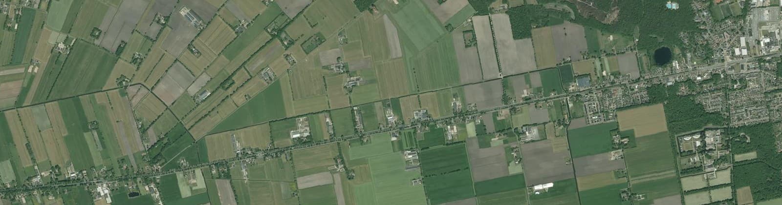 Luchtfoto van Balkbrug-Benedenvaart
