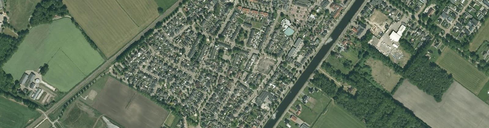 Luchtfoto van Bergentheim Kern