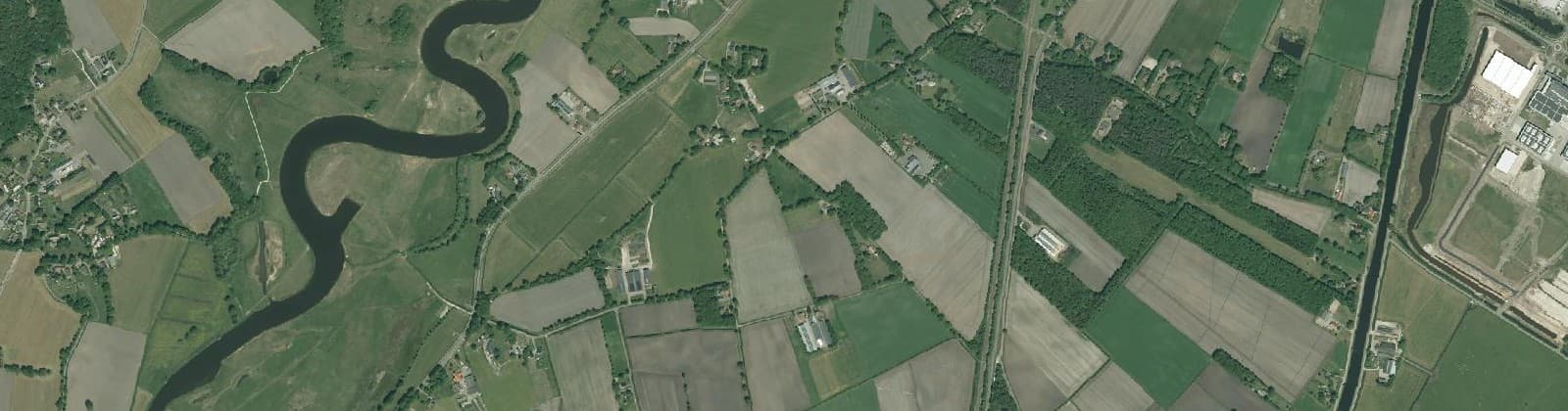 Luchtfoto van Brucht