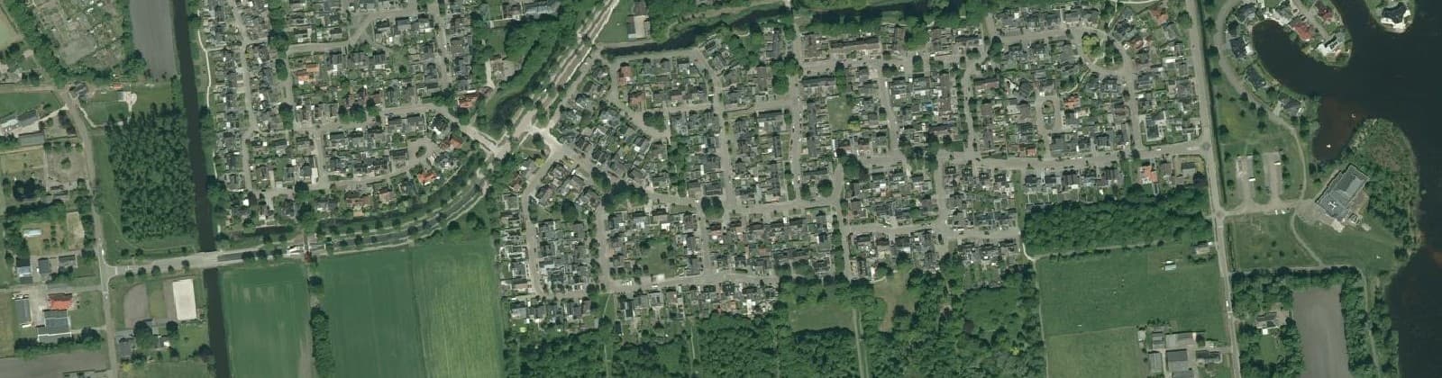 Luchtfoto van Dedemsvaart-Zuidwest