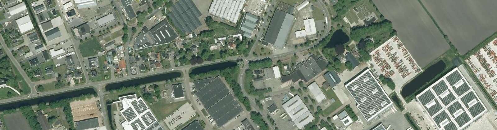 Luchtfoto van Industriegebied Rollepaal