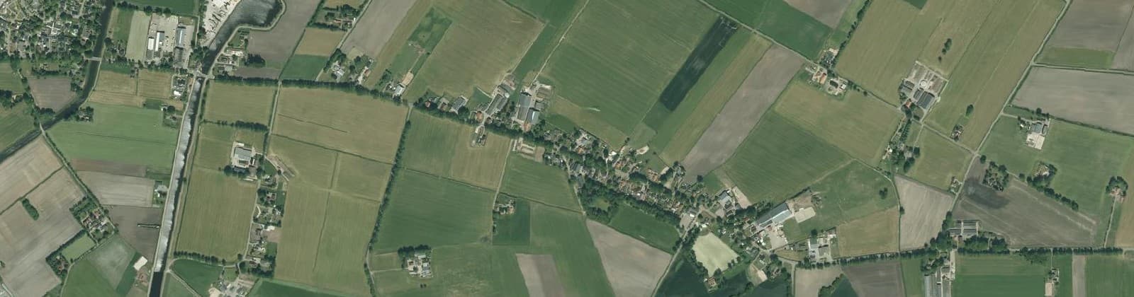 Luchtfoto van Hoogenweg