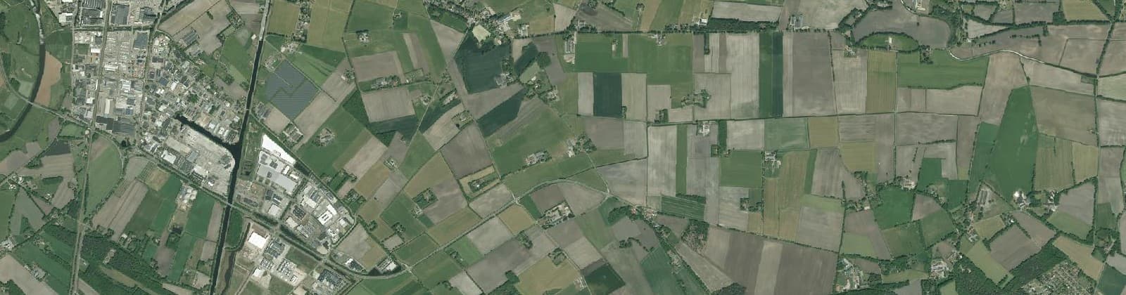 Luchtfoto van Venebrugge
