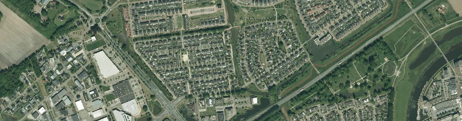 Luchtfoto van Marslanden