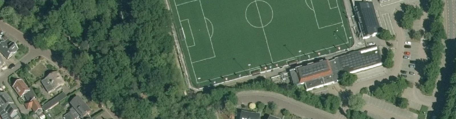 Luchtfoto van Den Dam