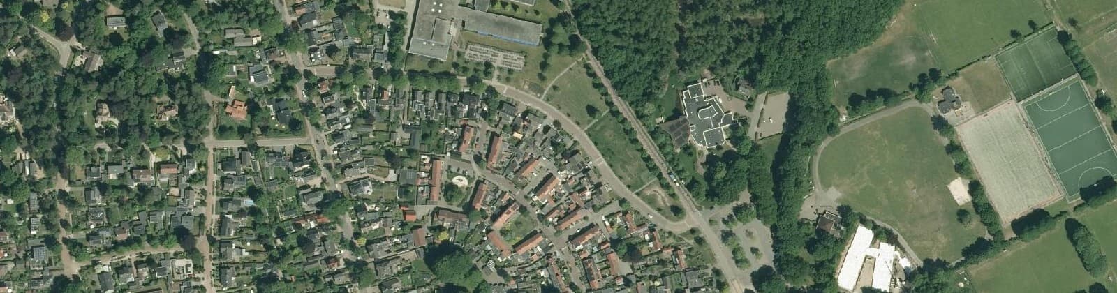 Luchtfoto van Wilhelminawijk