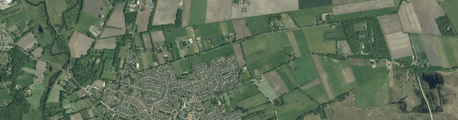 Luchtfoto van Hulsen