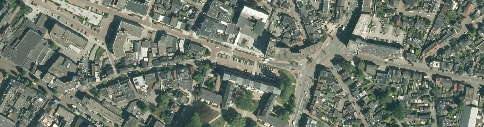 Luchtfoto van Binnenstad Oost