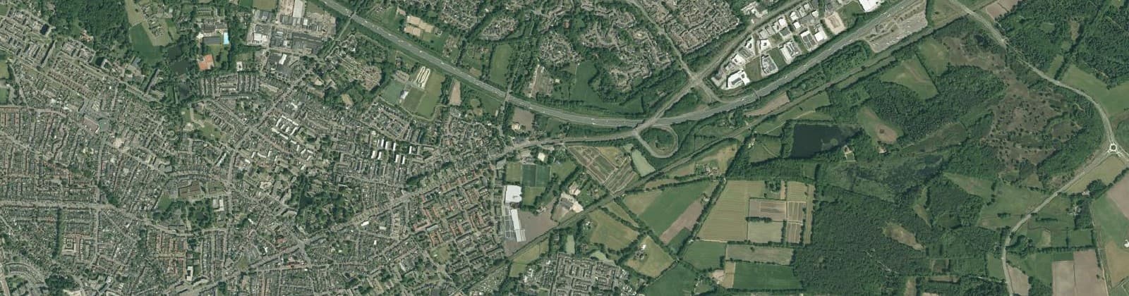 Luchtfoto van 't Rot