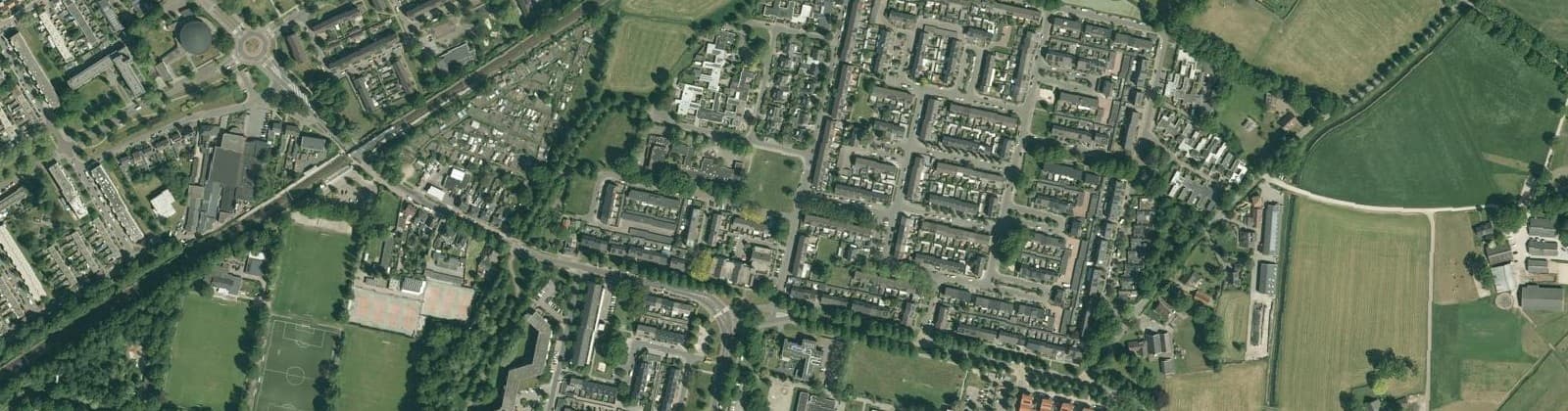 Luchtfoto van Zwavertshoek
