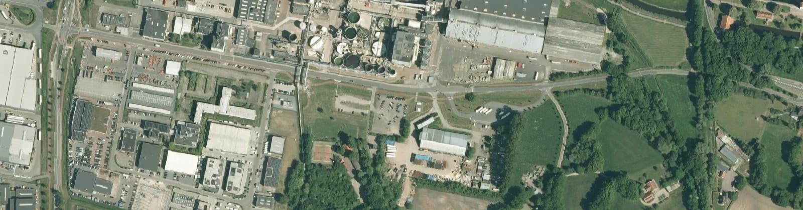 Luchtfoto van Bedrijventerrein Twentekanaal Zuid II