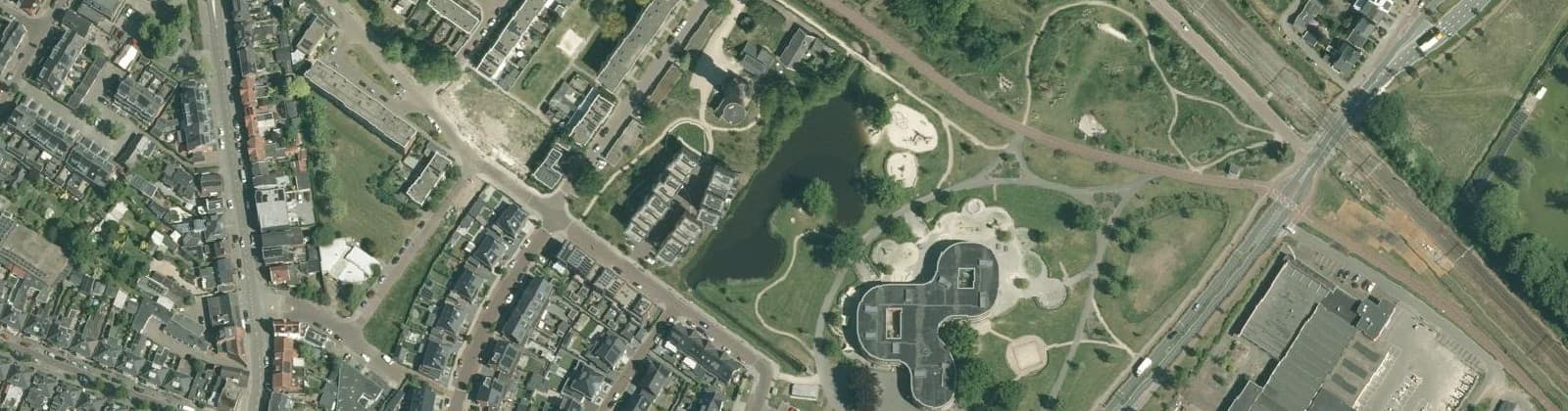 Luchtfoto van Veldwijk Noord