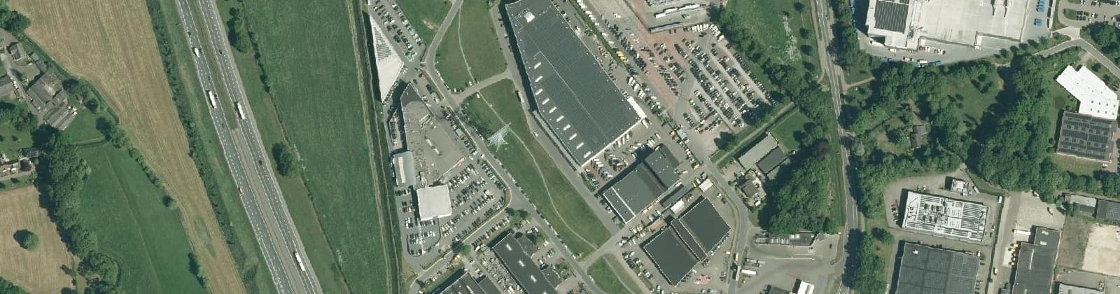 Luchtfoto van Bedrijventerrein Zeggershoek