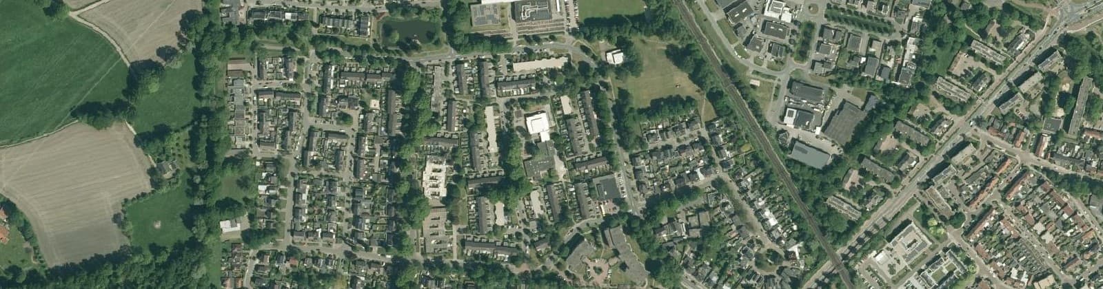 Luchtfoto van Woolder Es