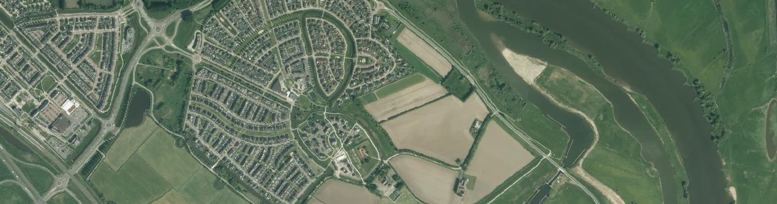 Luchtfoto van Het Onderdijks