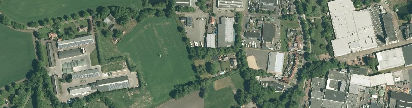 Luchtfoto van Bedrijfsterrein Losser
