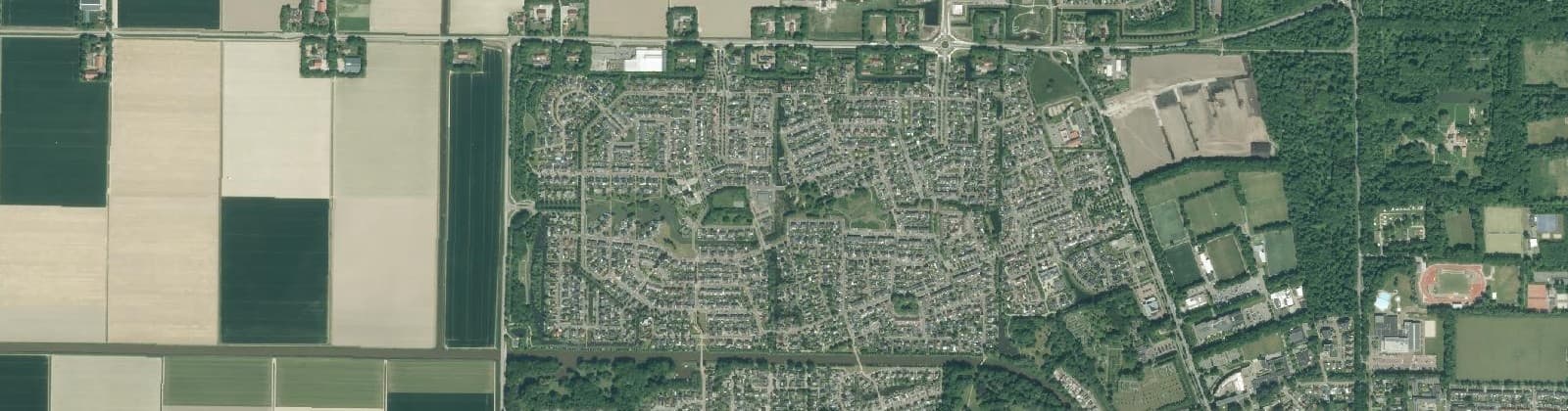 Luchtfoto van Emmeloord-de Erven