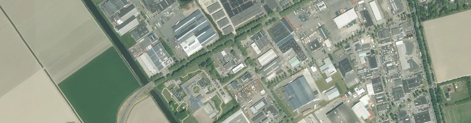 Luchtfoto van Emmeloord-Bedrijventerrein Nagelerweg