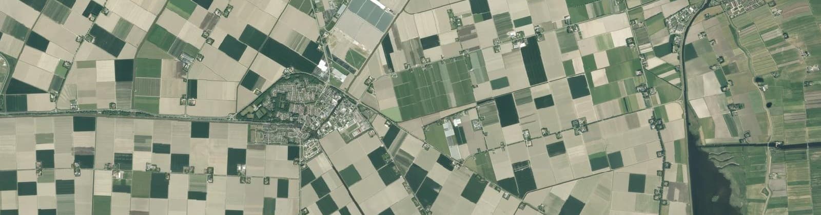 Luchtfoto van Marknesse-landelijk gebied