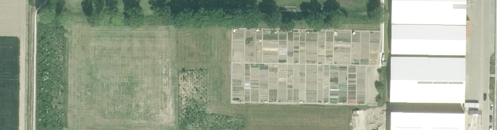 Luchtfoto van Espel-bedrijventerrein