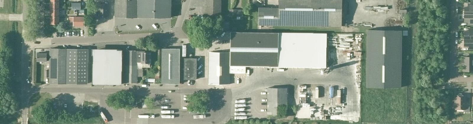 Luchtfoto van Creil-bedrijventerrein