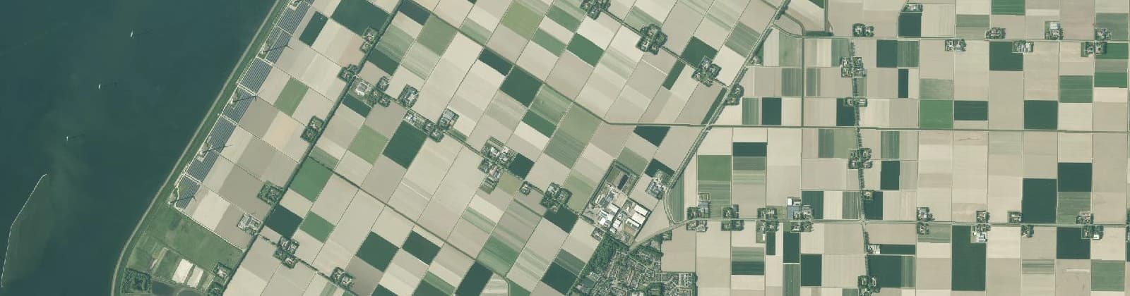 Luchtfoto van Creil-landelijk gebied