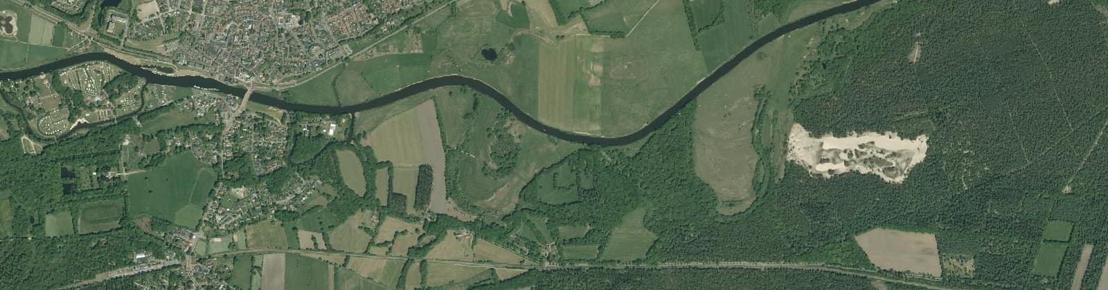Luchtfoto van Buurtschap Zeesse