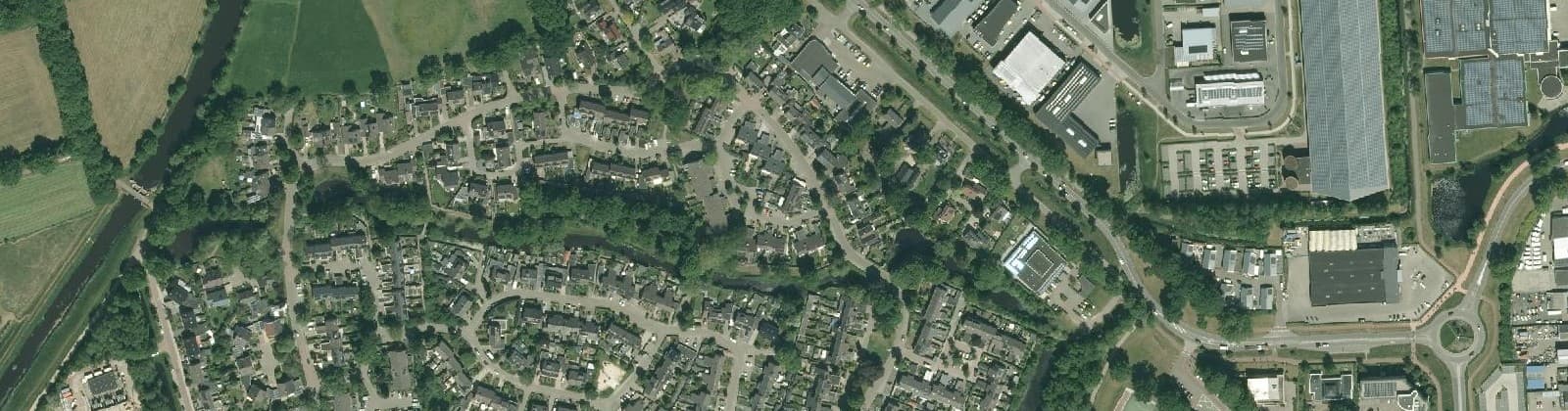 Luchtfoto van Kern Ommen - Dante noord