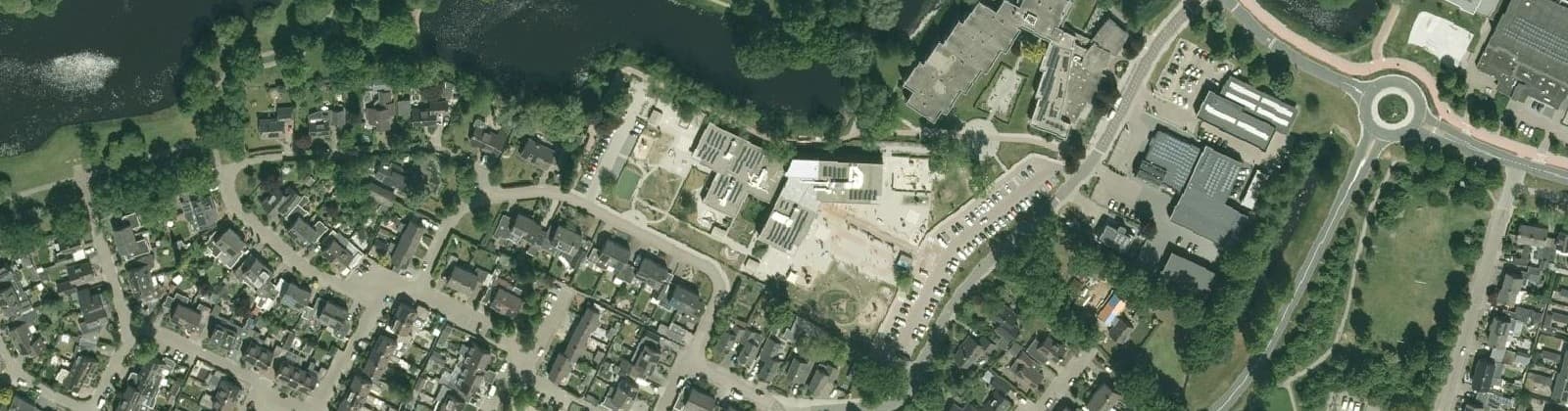 Luchtfoto van Kern Ommen - Dante zuid