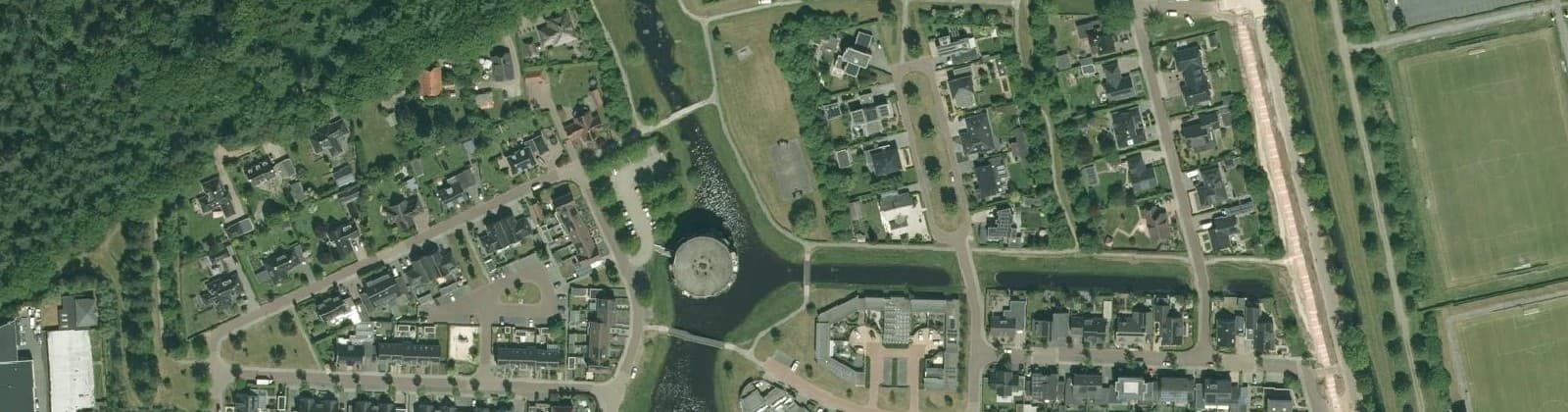 Luchtfoto van Kern Ommen - Alteveer Wonen 5-6