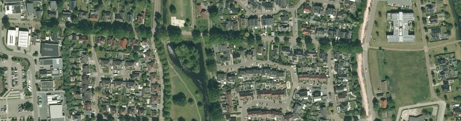 Luchtfoto van Kern Ommen - Alteveer wonen 1-4