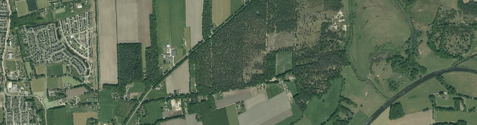 Luchtfoto van Buurtschap Arrien