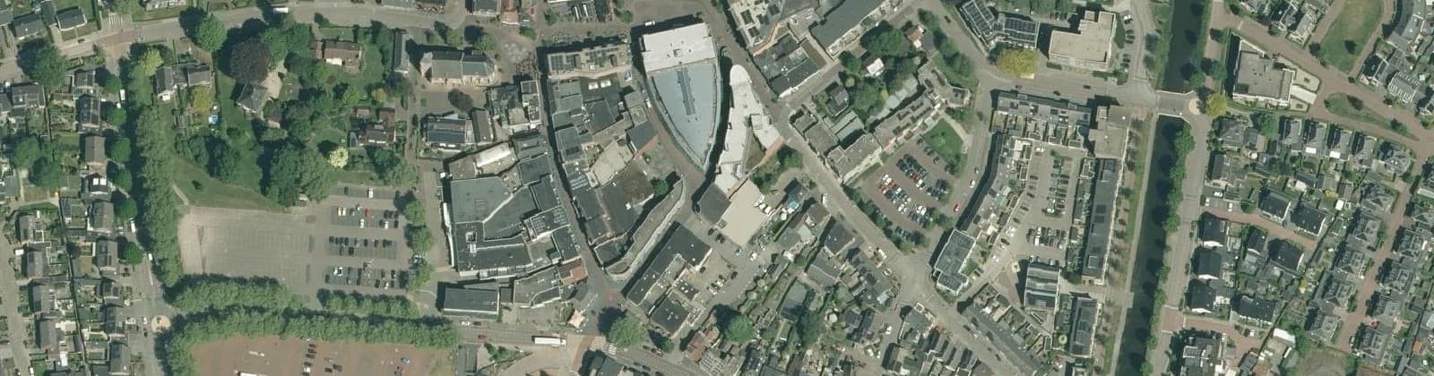 Luchtfoto van Raalte Centrum