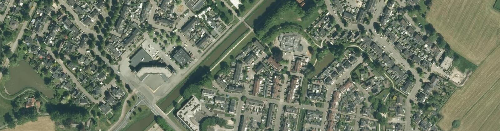 Luchtfoto van Het Raan Oost