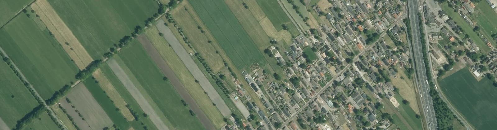 Luchtfoto van Staphorst streek-West