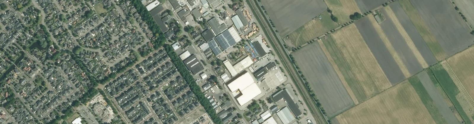 Luchtfoto van Industrieterrein Staphorst