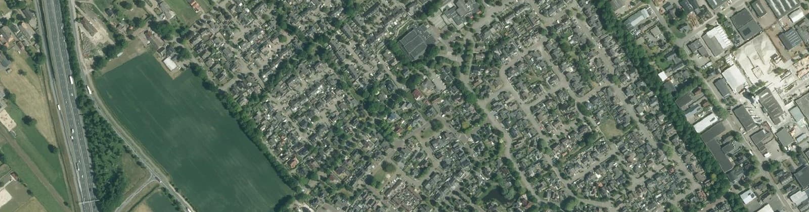 Luchtfoto van Staphorst-Zuid