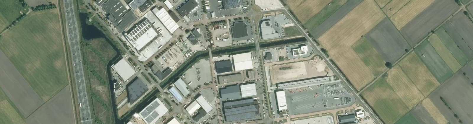 Luchtfoto van Industrieterrein Staphorst