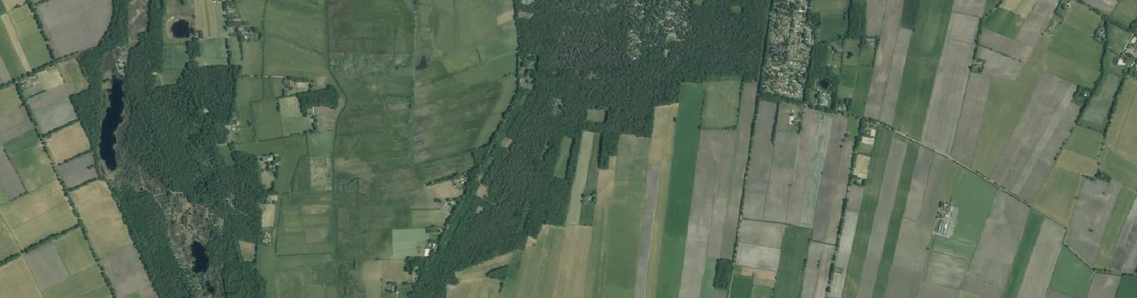 Luchtfoto van Verspreide huizen IJhorst